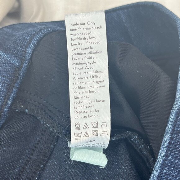 Spanx Jean-Ish jegging legging pants XL denim blue - Picture 9 of 9